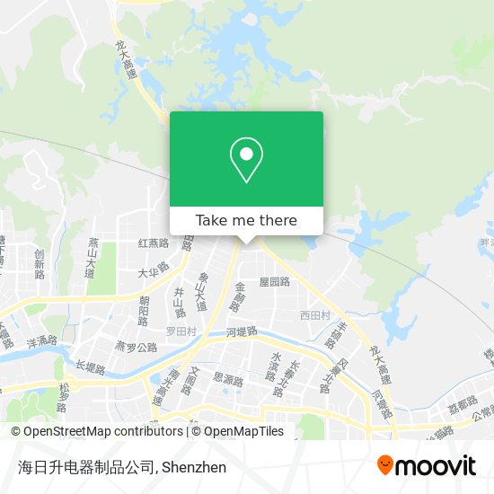 海日升电器制品公司 map