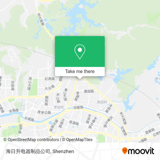 海日升电器制品公司 map