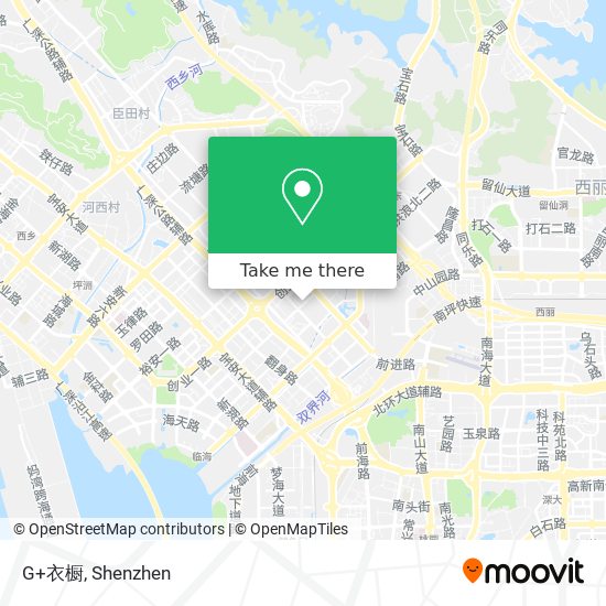 G+衣橱 map