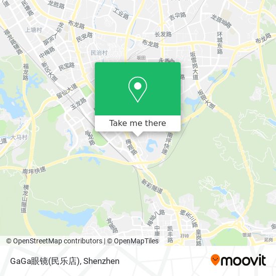 GaGa眼镜(民乐店) map
