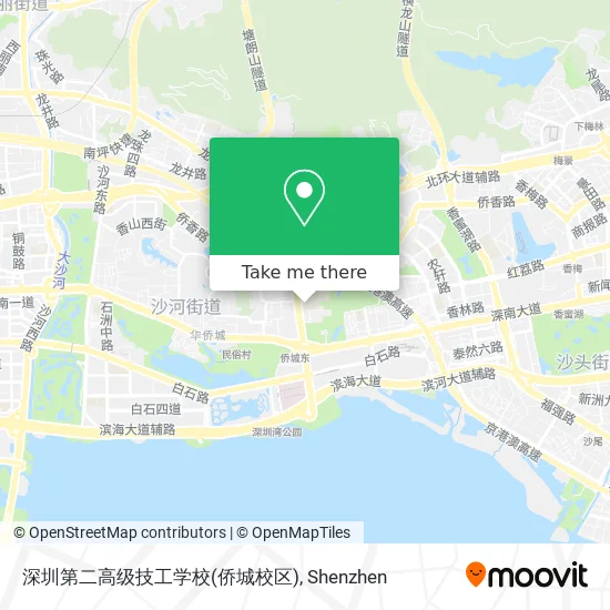 深圳第二高级技工学校(侨城校区) map