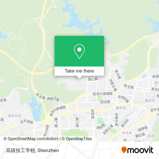 高级技工学校 map