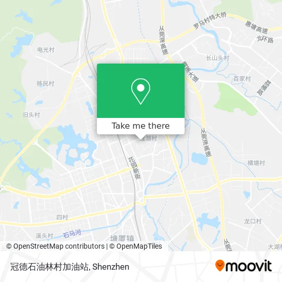 冠德石油林村加油站 map