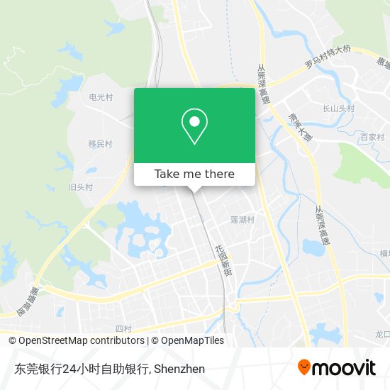 东莞银行24小时自助银行 map