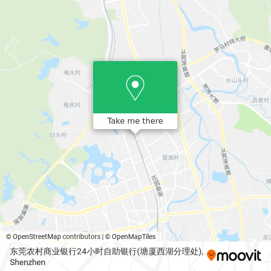 东莞农村商业银行24小时自助银行(塘厦西湖分理处) map