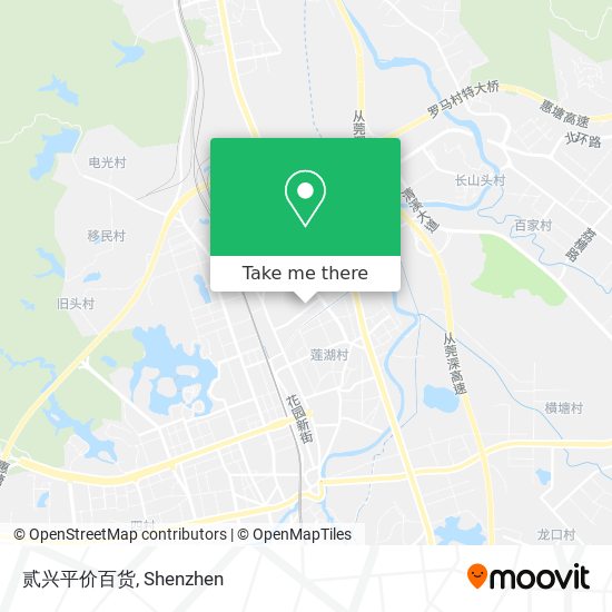贰兴平价百货 map