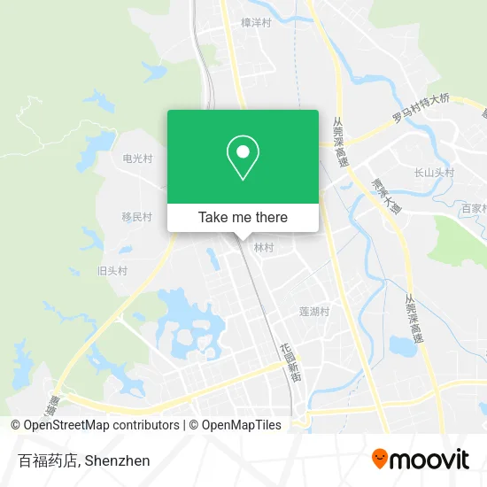 百福药店 map