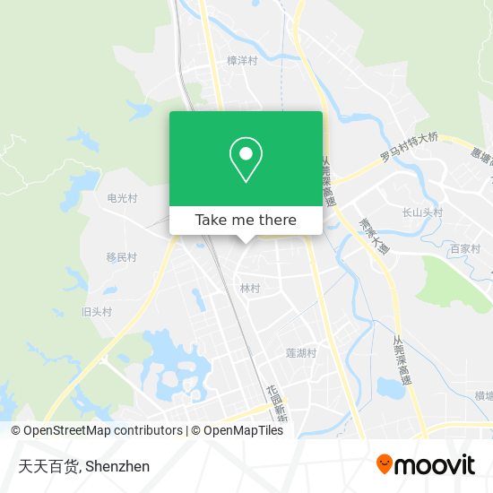 天天百货 map