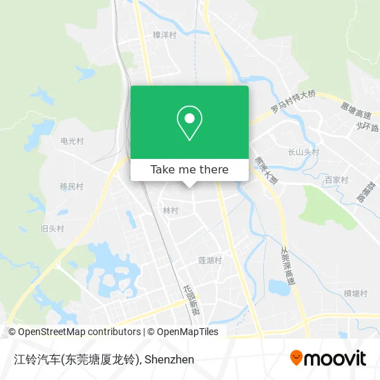 江铃汽车(东莞塘厦龙铃) map