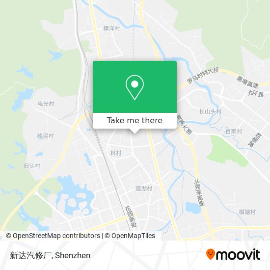 新达汽修厂 map