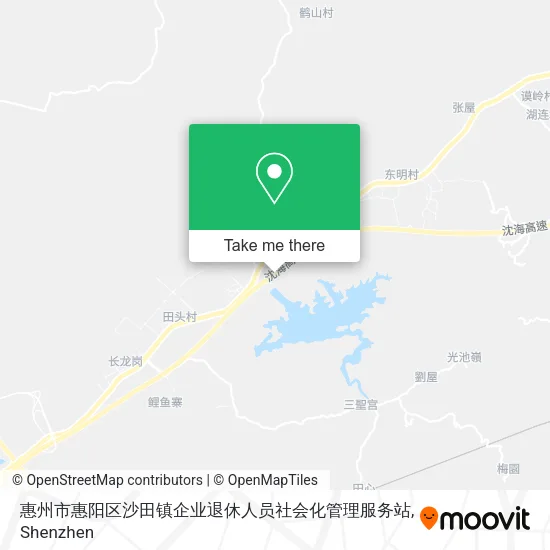惠州市惠阳区沙田镇企业退休人员社会化管理服务站 map