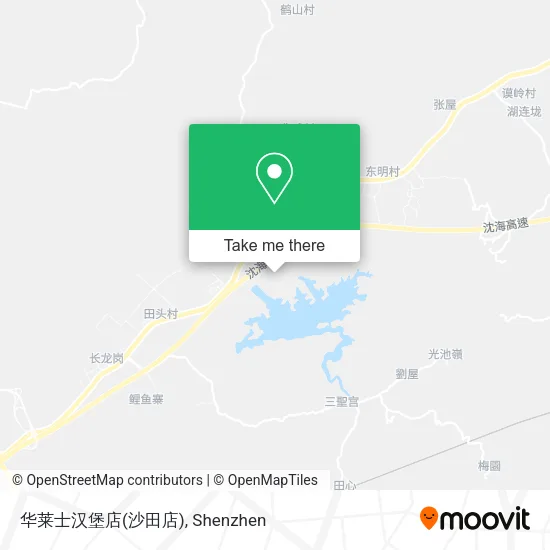 华莱士汉堡店(沙田店) map
