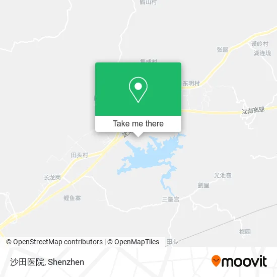 沙田医院 map