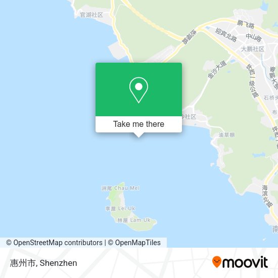 惠州市 map