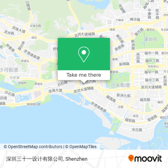 深圳三十一设计有限公司 map
