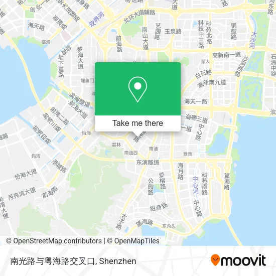 南光路与粤海路交叉口 map
