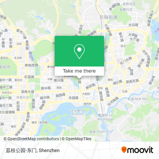 荔枝公园-东门 map