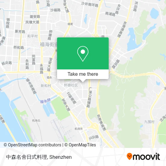 中森名舍日式料理 map