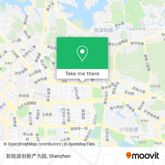 新能源创新产为园 map