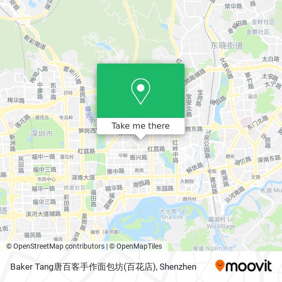 Baker Tang唐百客手作面包坊(百花店) map