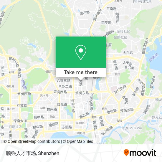 鹏强人才市场 map