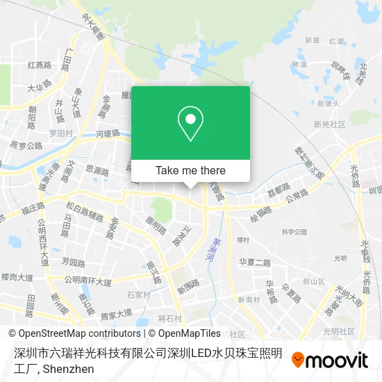 深圳市六瑞祥光科技有限公司深圳LED水贝珠宝照明工厂 map