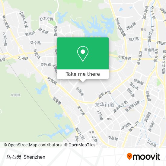 乌石岗 map