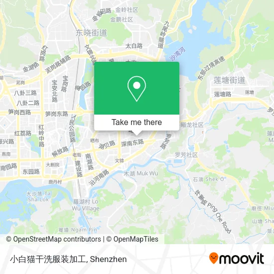 小白猫干洗服装加工 map