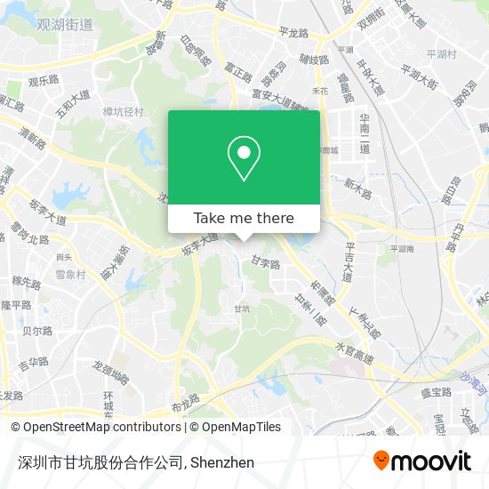 深圳市甘坑股份合作公司 map