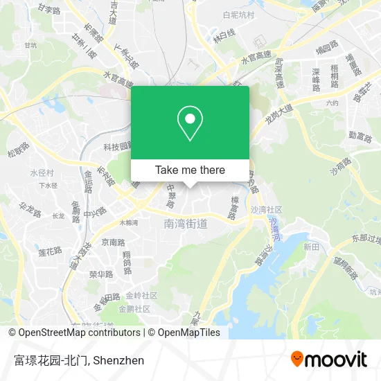 富璟花园-北门 map