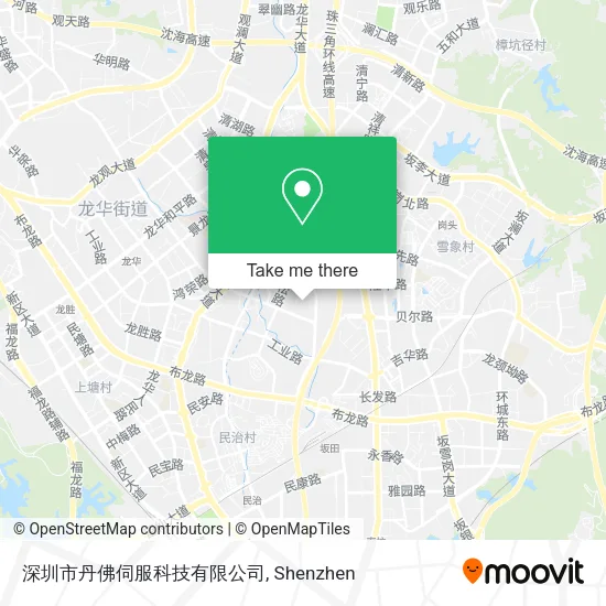 深圳市丹佛伺服科技有限公司 map