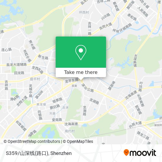 S359/山深线(路口) map