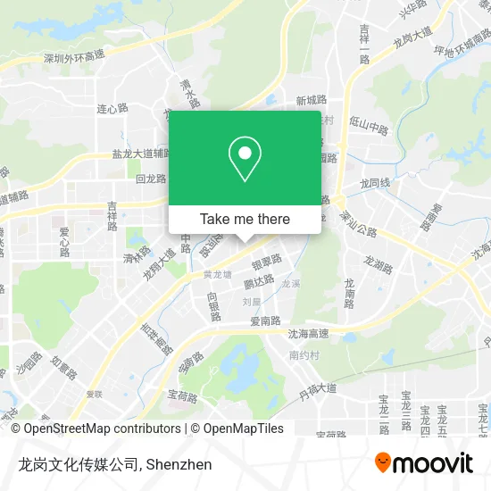 龙岗文化传媒公司 map