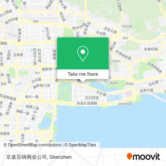 京基百纳商业公司 map