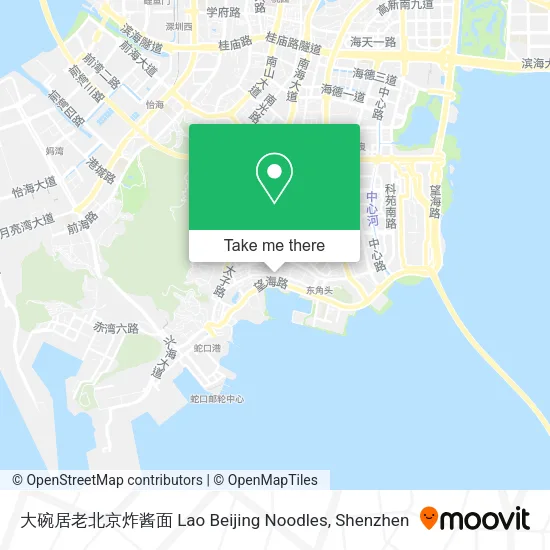 大碗居老北京炸酱面 Lao Beijing Noodles map