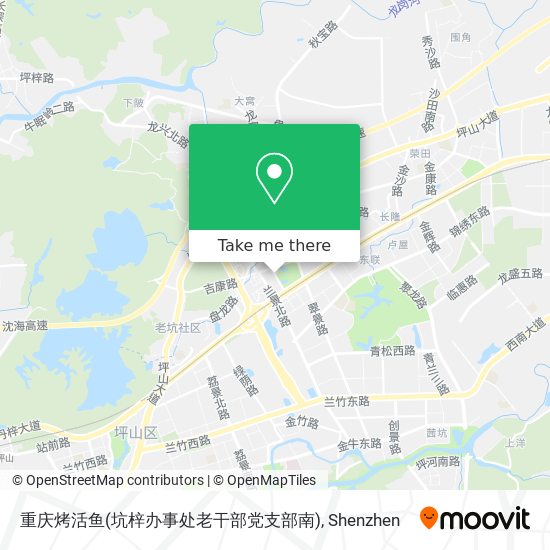 重庆烤活鱼(坑梓办事处老干部党支部南) map