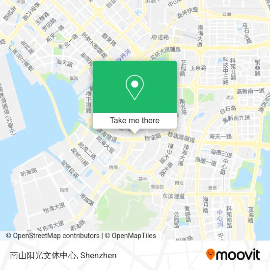 南山阳光文体中心 map