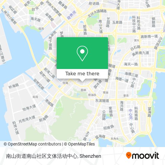 南山街道南山社区文体活动中心 map