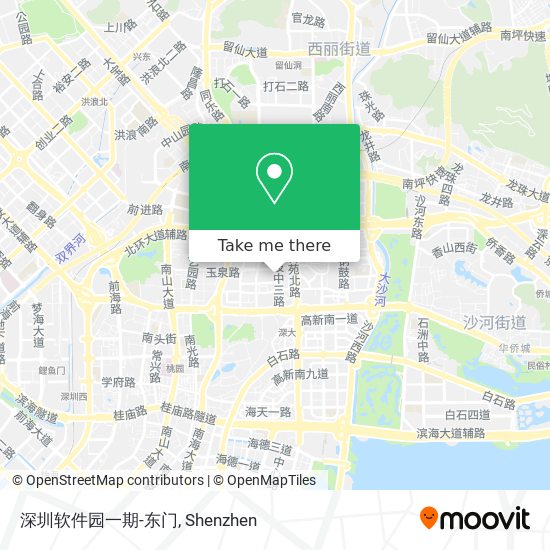 深圳软件园一期-东门 map