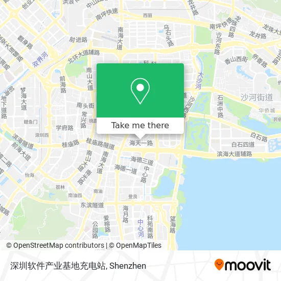 深圳软件产业基地充电站 map