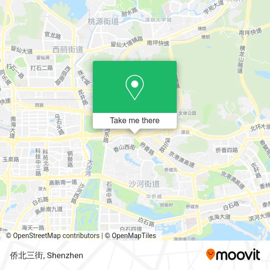 侨北三街 map