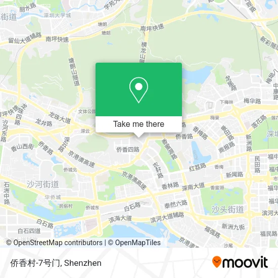 侨香村-7号门 map