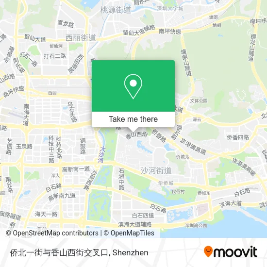 侨北一街与香山西街交叉口 map
