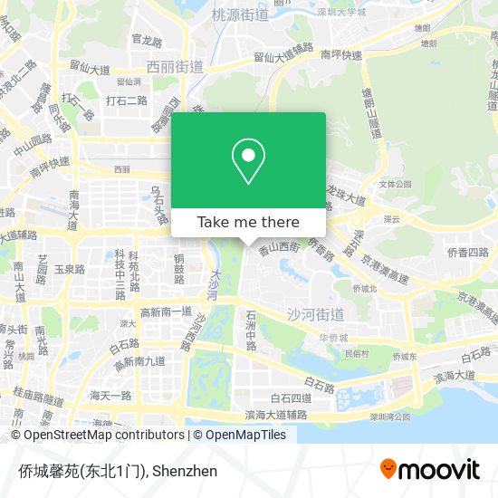 侨城馨苑(东北1门) map