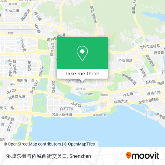 侨城东街与侨城西街交叉口 map
