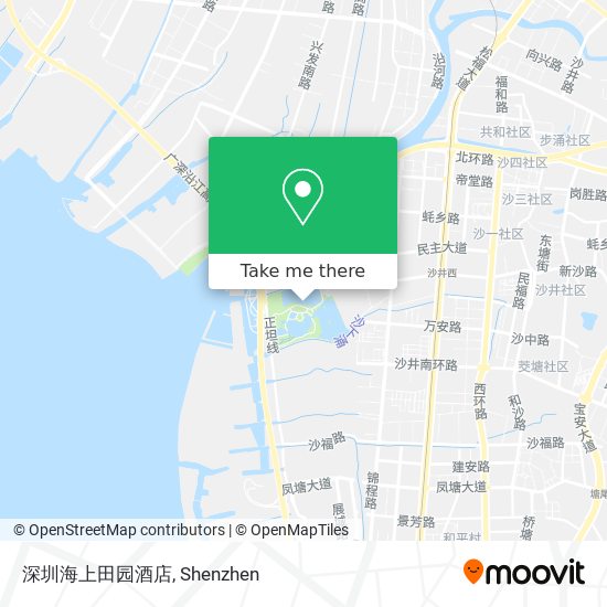 深圳海上田园酒店 map