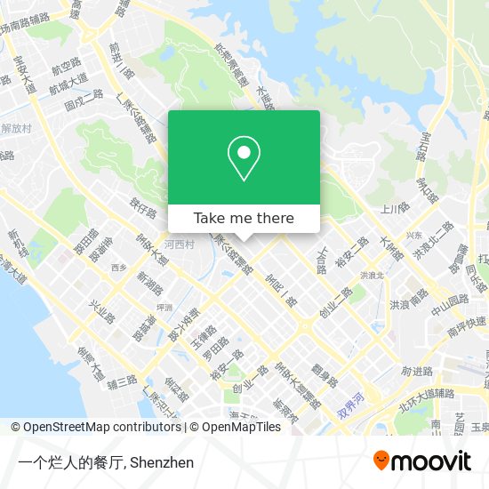 一个烂人的餐厅 map