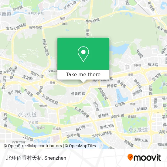 北环侨香村天桥 map