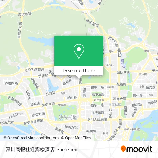 深圳商报社迎宾楼酒店 map