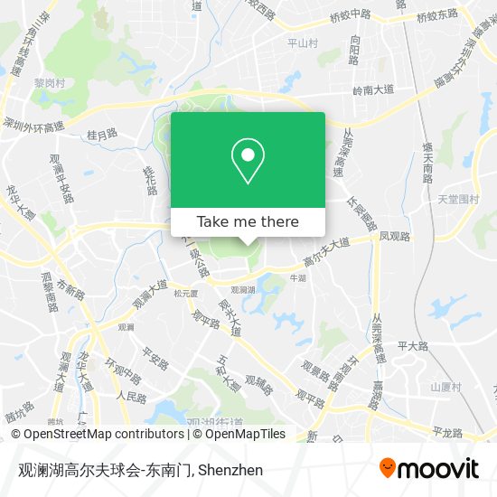 观澜湖高尔夫球会-东南门 map